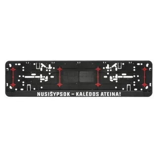 Automobilio numerių rėmelis "Nusišypsok - Kalėdos ateina!"