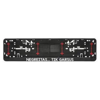 Automobilio numerių rėmelis "Negreitas"