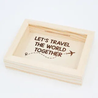 Frame - money box "Let's travel the world together"