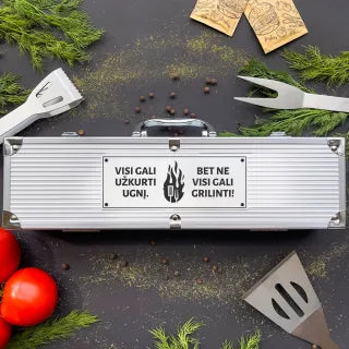 Barbekiu rinkinys "Ne visi gali grilinti"