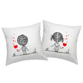 Kissenbezug-Set „Junge und Mädchen“