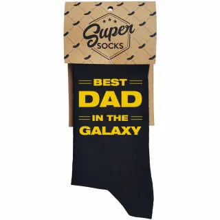 Kojinės "Best dad in the galaxy"