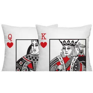 Kissenbezug-Set „Karten“