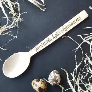 Medinis šaukštas "Močiutės košė skaniausia"