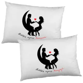 Kissenbezug-Set „Mondpaar“