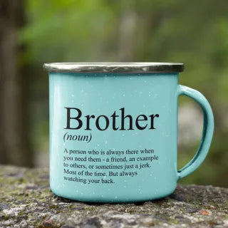 Metal mug "Brother"