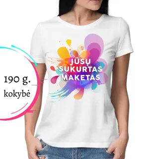 Moteriški IMPERIAL marškinėliai su Jūsų sukurtu dizainu