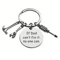 Metalinis raktų pakabukas "If Dad can't fix it, no one can"
