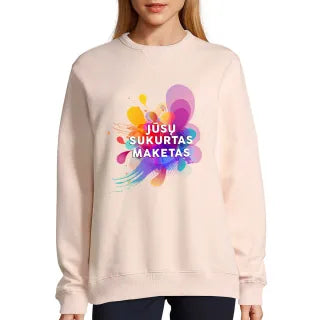 UNISEX pastelinis "Sully" džemperis su Jūsų sukurtu dizainu