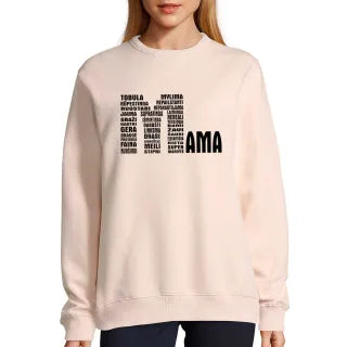 UNISEX pastelinis "Sully" džemperis "Nepakartojama mama"