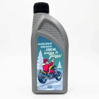 XXL dušo želė "Kalėdų Senelio kuro bakas" (1000ml)